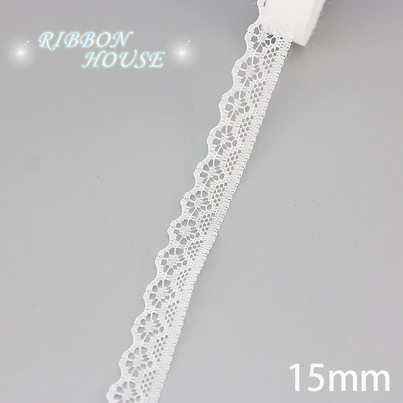 White Lace Organza Ribbon 5 Yards – Gift & Wedding Craft Decor