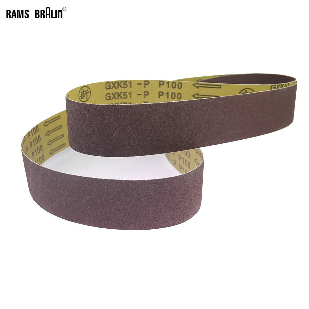 Aluminum Oxide Sanding Belt – Wood & Metal Grinding P40–P800