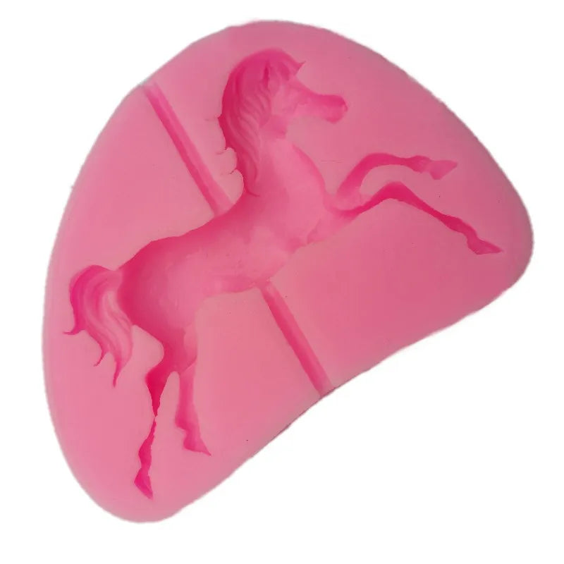 Carousel Horse 3D Silicone Fondant Mold – Cake & Candy