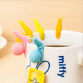 Silicone Snail Tea Bag Clips Set of 5 | Mug Infuser Holders