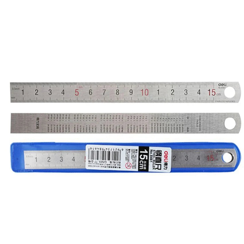 15cm Stainless Steel Straight Ruler for Art, Drawing & School