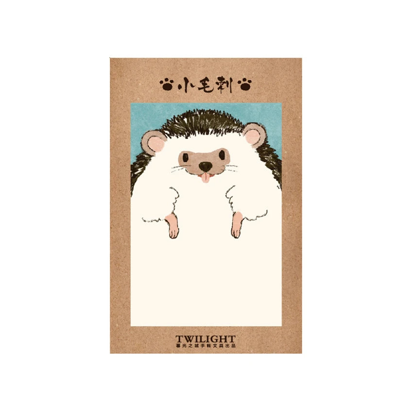 Cute Cat Cartoon Sticky Notes Memo Pad – 30 Sheets