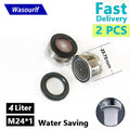 WASOURLF 2-Pack M24 Water Saving Faucet Aerator – 4L/Min