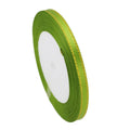 Gold Edge Satin Ribbon 25 Yards – 6 to 40mm Gift & Craft