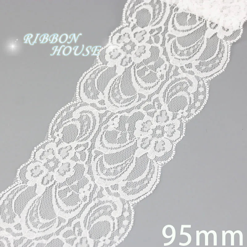 White Lace Organza Ribbon 5 Yards – Gift & Wedding Craft Decor