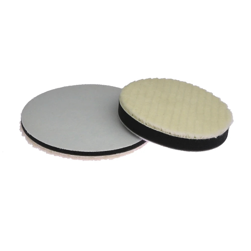 Wool Sponge Polishing Pad – Waxing Wheel 3"/5"/6" Hook & Loop