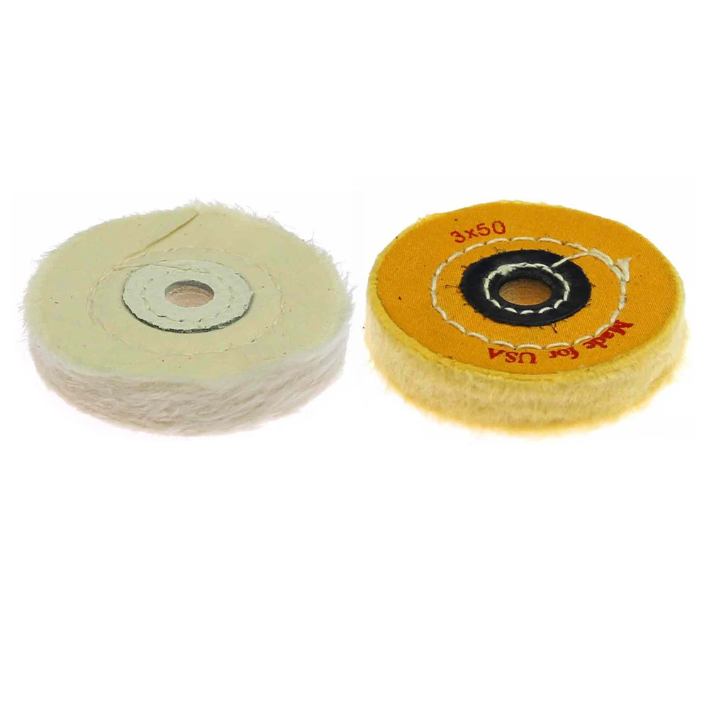 Cotton Lint Polishing Buffing Wheel for Jewelry & Metal | 50 Layer