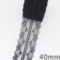 Black Lace Fabric Ribbon 10 Yards – Gift Wrap & Craft Trim