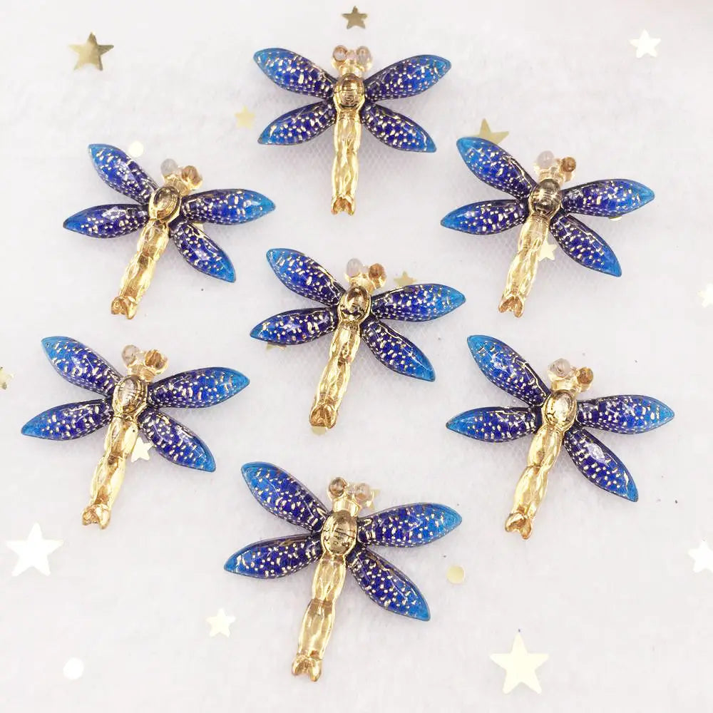 Shiny Dragonfly Rhinestone Cabochon Flatback DIY Craft Applique