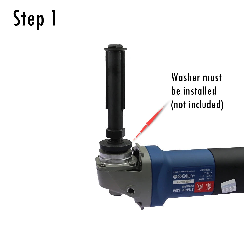 Angle Grinder to Drum Wheel Polisher Adapter Kit | HP-P01