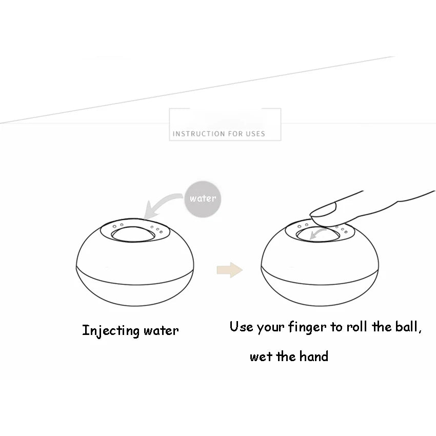 Finger Moistening Ball – Desk Wet Finger Tip Counting Tool