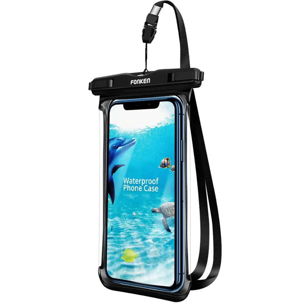 FONKEN IPX8 Waterproof Phone Pouch – Universal Dry Bag 6.5"