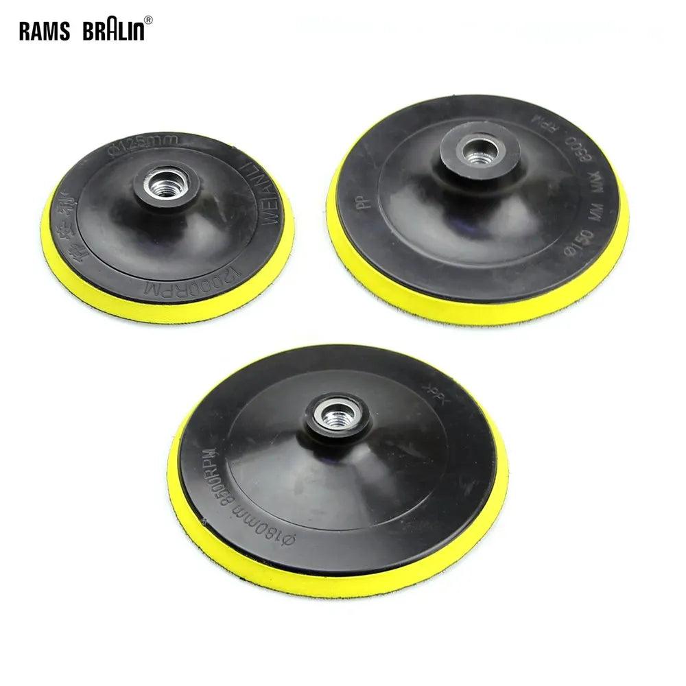 5"–7" Hook & Loop Sanding Disc Pad Holder M10/M14/M16
