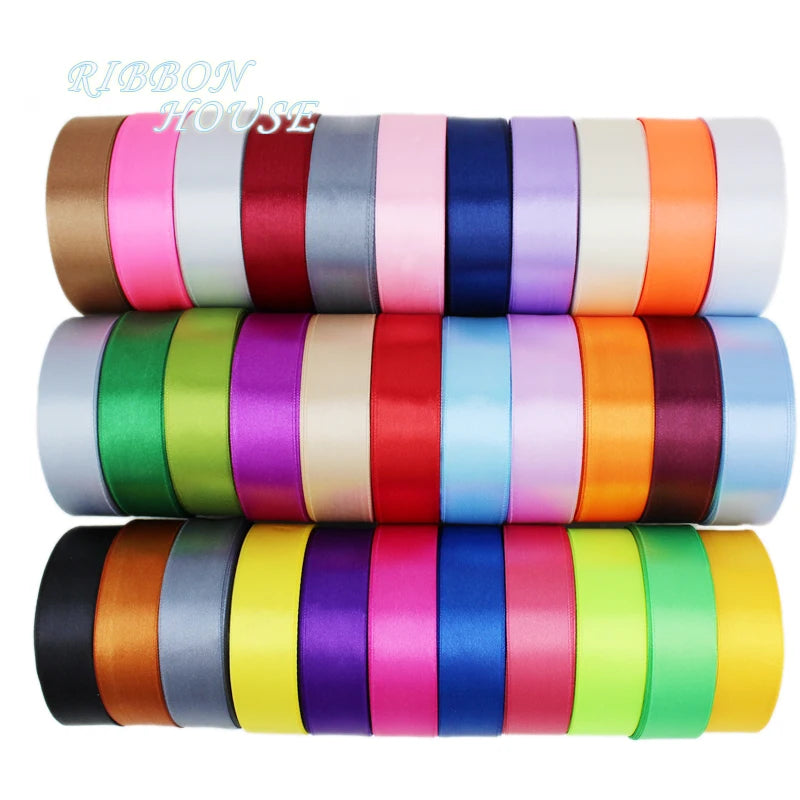 2-Pack 1" Single Face Satin Ribbon – Gift & Christmas Decor