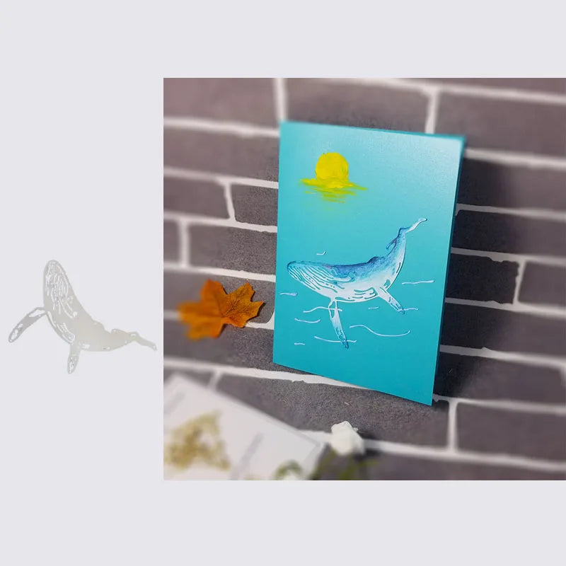 Whale Metal Cutting Dies – DIY Scrapbooking & Card Making