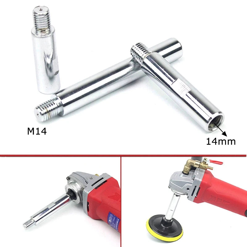 M14 Angle Grinder Extension Rod & 4" 100mm Back-Up Pad Set