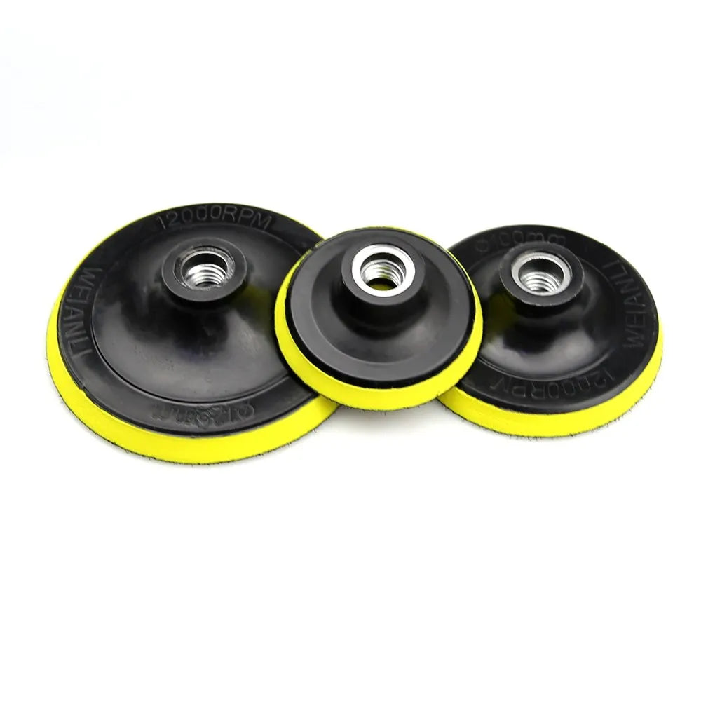 Hook & Loop Sanding Backup Pad 3–5" M10/M14 | Drill Grinder