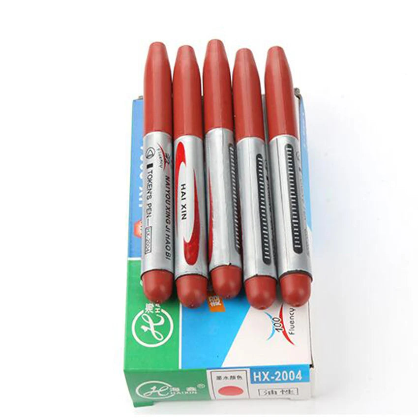 Waterproof Permanent Marker Pen – Large Capacity Black Ink