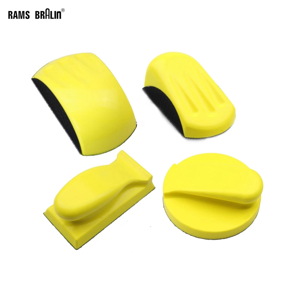 Hand Sanding Block Polishing Pad Holder – Hook & Loop