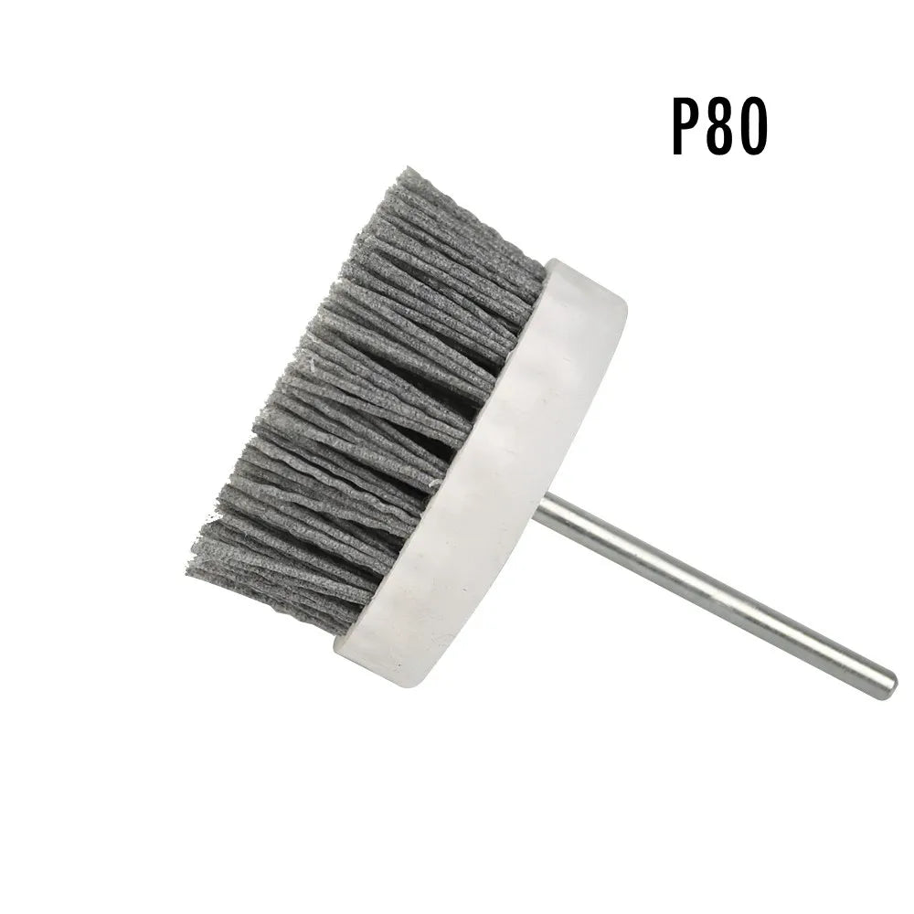 Nylon Wire Polishing Brush Wheel 80mm – Drill Grinding Head