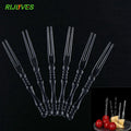 50-Pack Mini Clear Disposable Plastic Forks – Party & BBQ