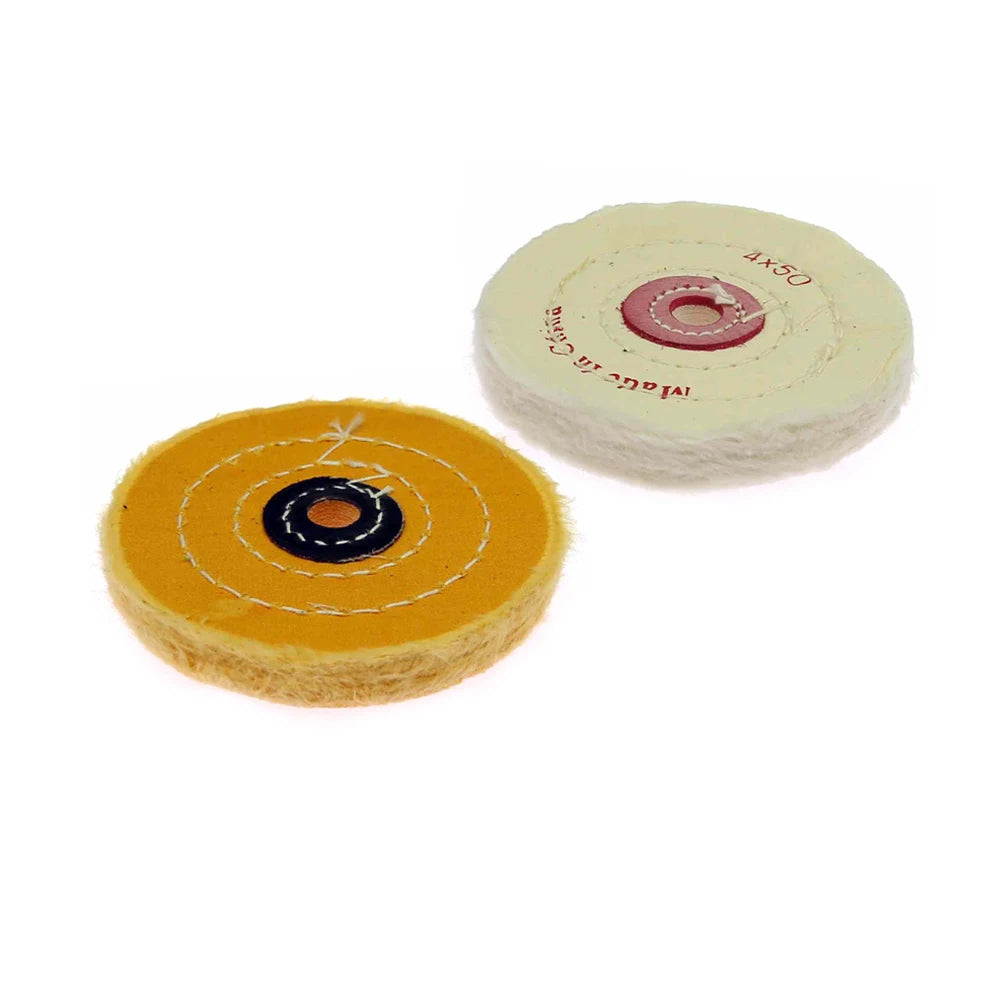 Cotton Lint Polishing Buffing Wheel for Jewelry & Metal | 50 Layer