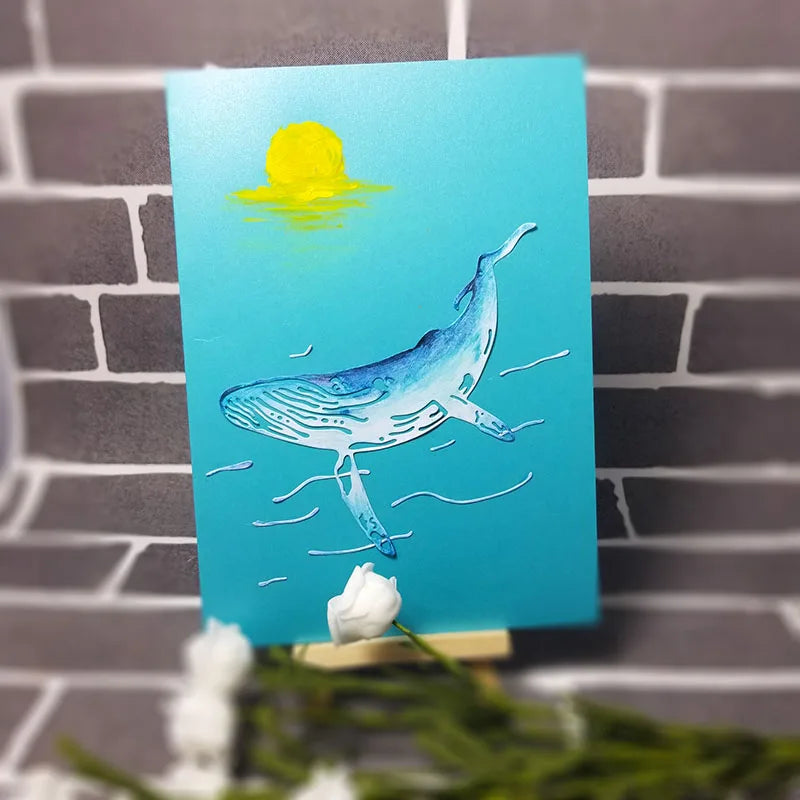Whale Metal Cutting Dies – DIY Scrapbooking & Card Making