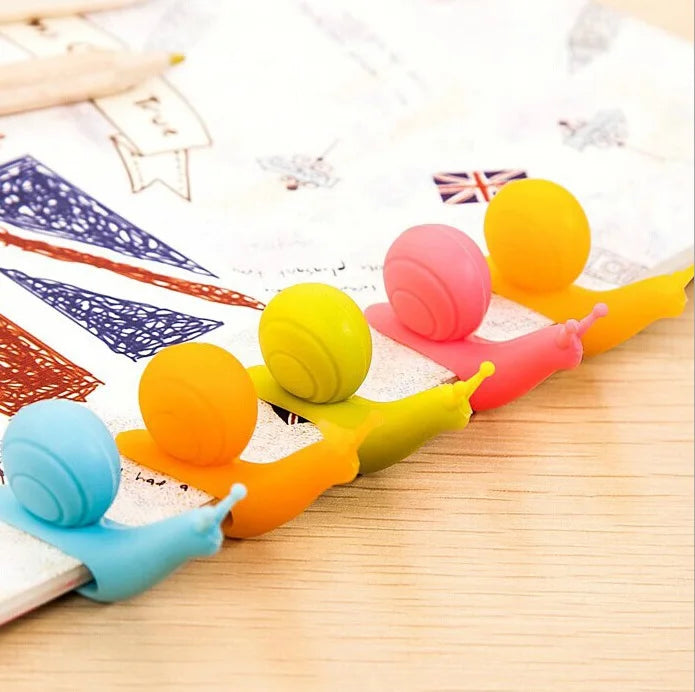 Silicone Snail Tea Bag Clips Set of 5 | Mug Infuser Holders