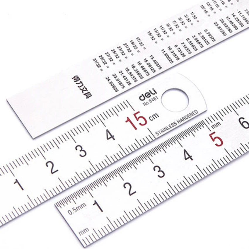 15cm Stainless Steel Straight Ruler for Art, Drawing & School