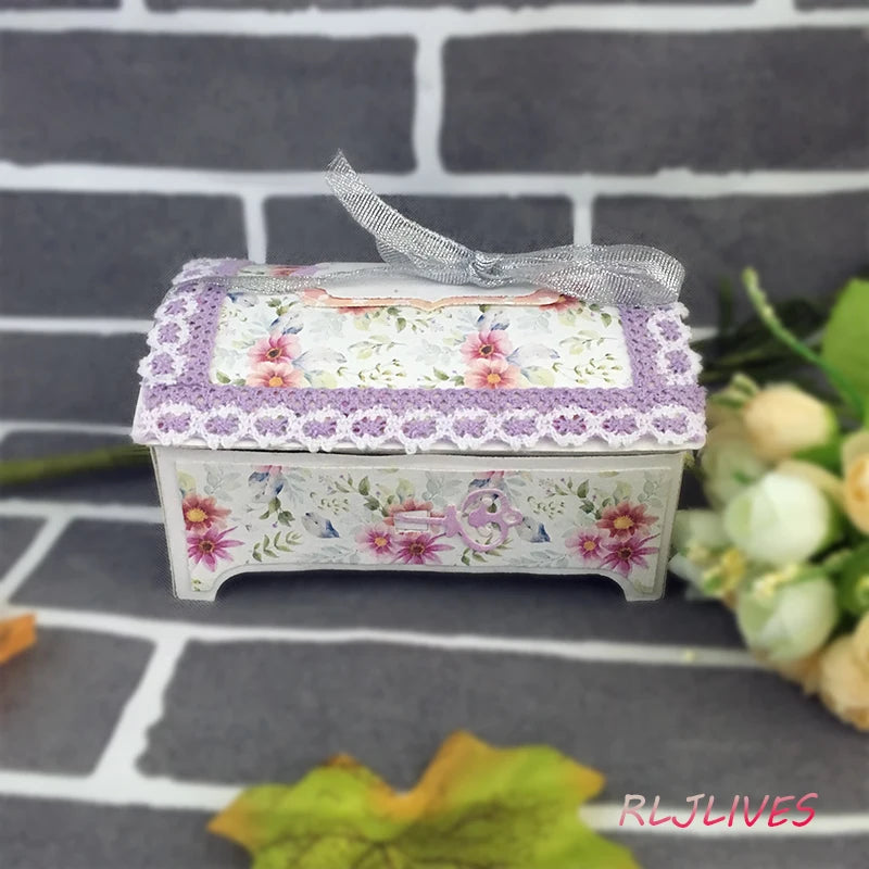 Jewelry Box Metal Cutting Dies – DIY Scrapbooking & Cards