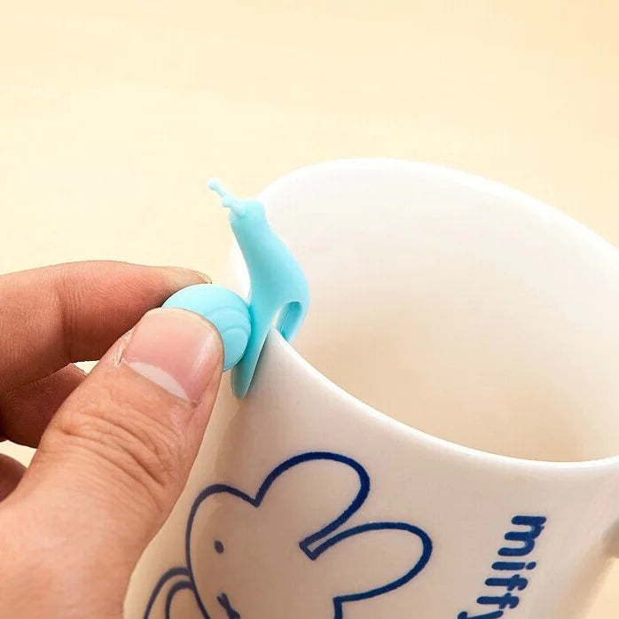 Silicone Snail Tea Bag Clips Set of 5 | Mug Infuser Holders