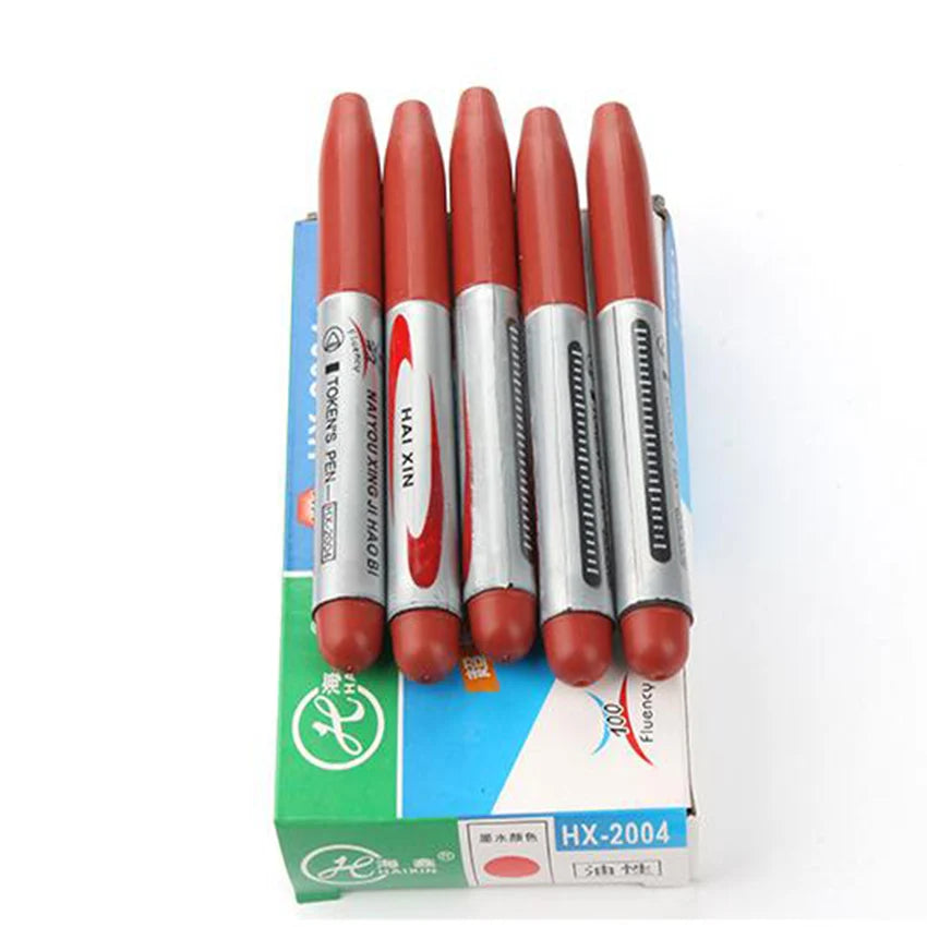 Waterproof Permanent Marker Pen – Large Capacity Black Ink