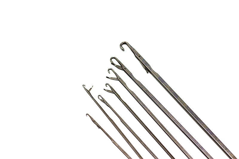 7-Piece Mixed Size Latch Hook Needles – Knitting & Crochet Set