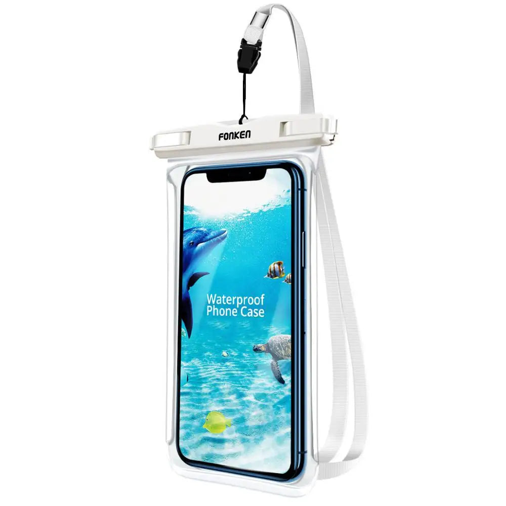 FONKEN IPX8 Waterproof Phone Pouch – Universal Dry Bag 6.5"