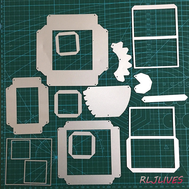 Keepsake Box Metal Cutting Dies – DIY Scrapbooking Stencil