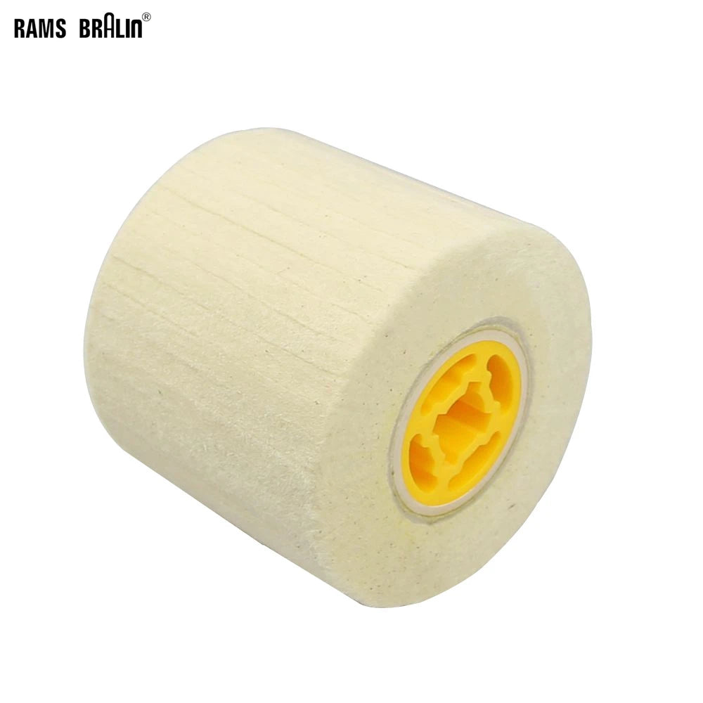 Wool Felt Buffing Wheel 110mm – Metal Polish Angle Grinder