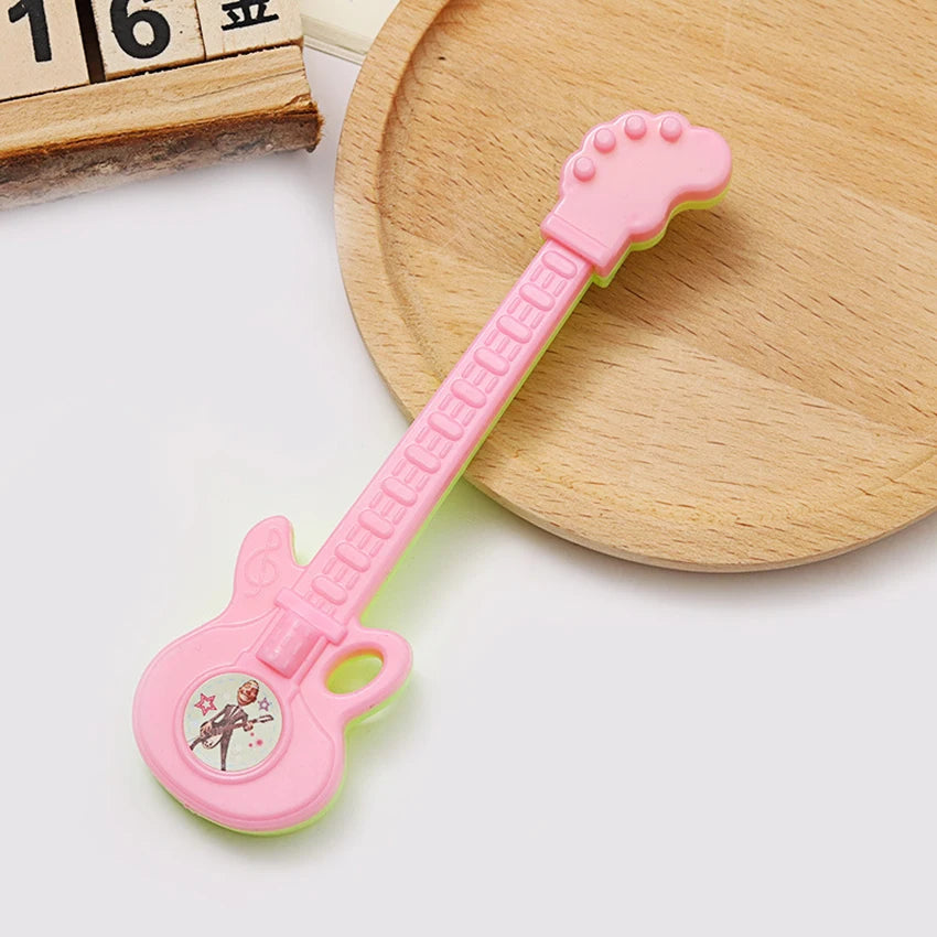 Kawaii Guitar Gel Pen 0.28mm – Novelty Pen for Kids