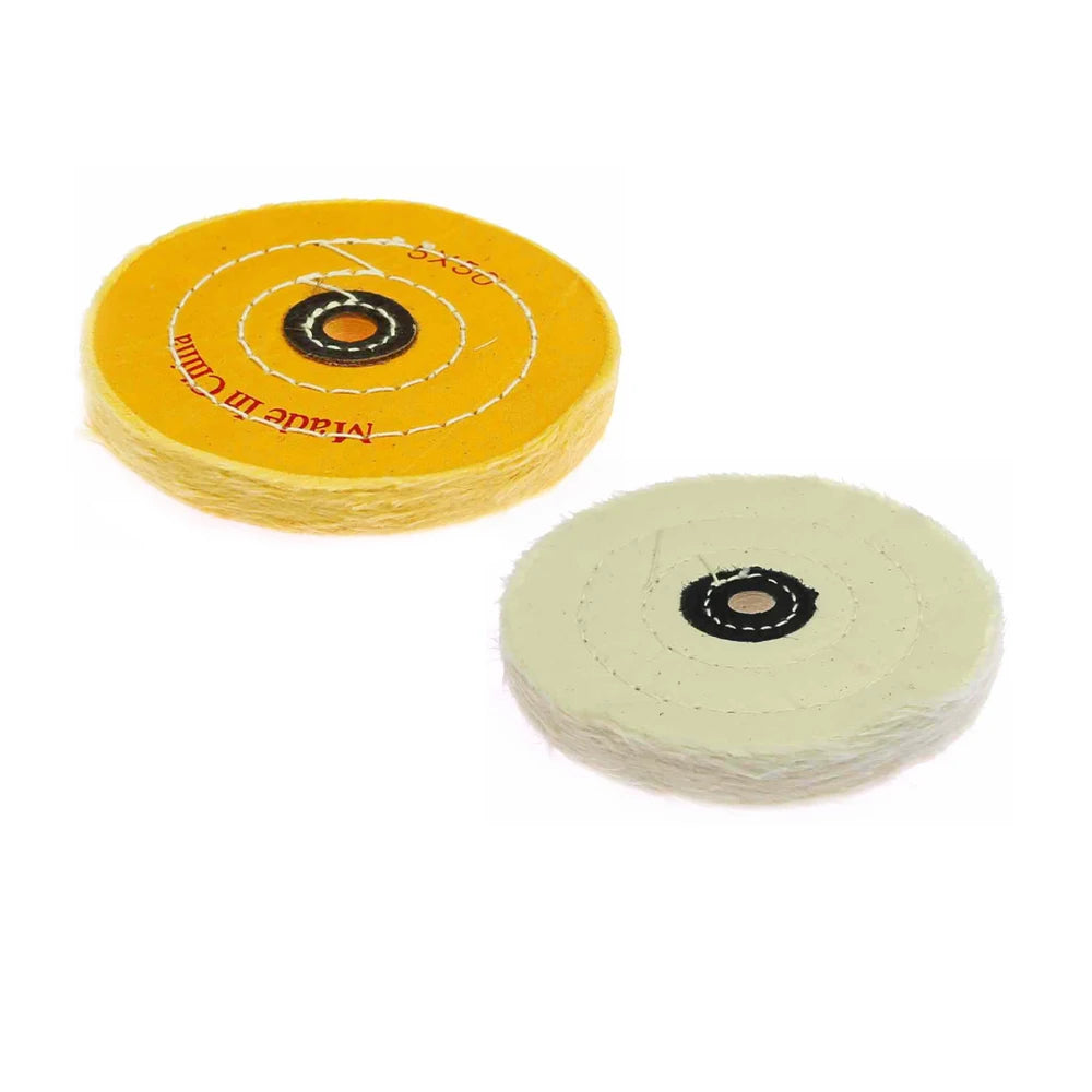 Cotton Lint Polishing Buffing Wheel for Jewelry & Metal | 50 Layer