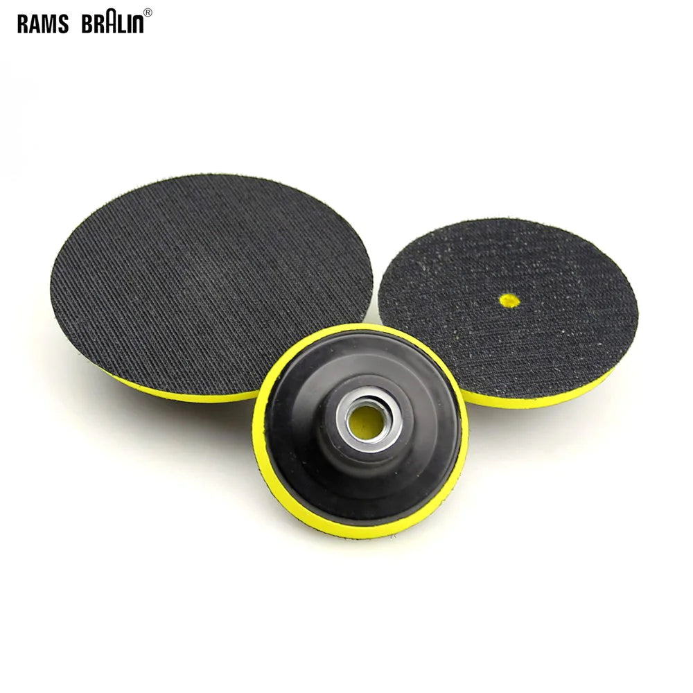 Hook & Loop Sanding Backup Pad 3–5" M10/M14 | Drill Grinder