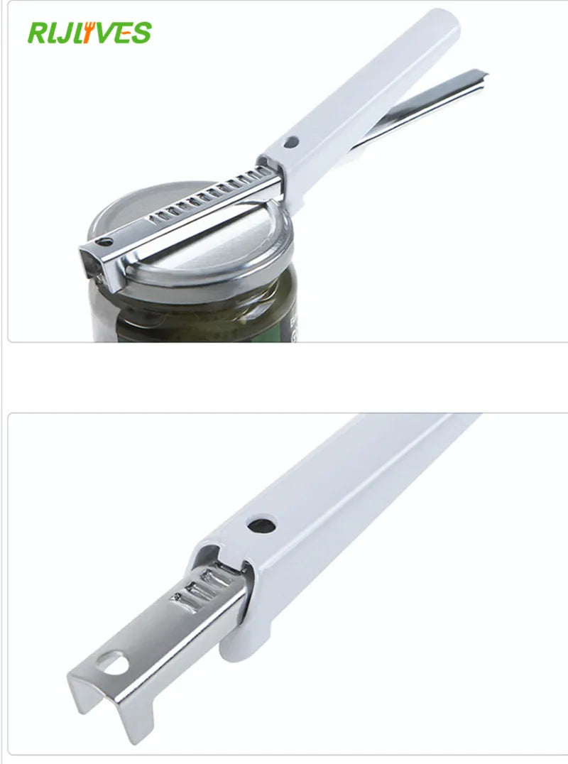 Adjustable Stainless Steel Multifunction Can & Bottle Opener