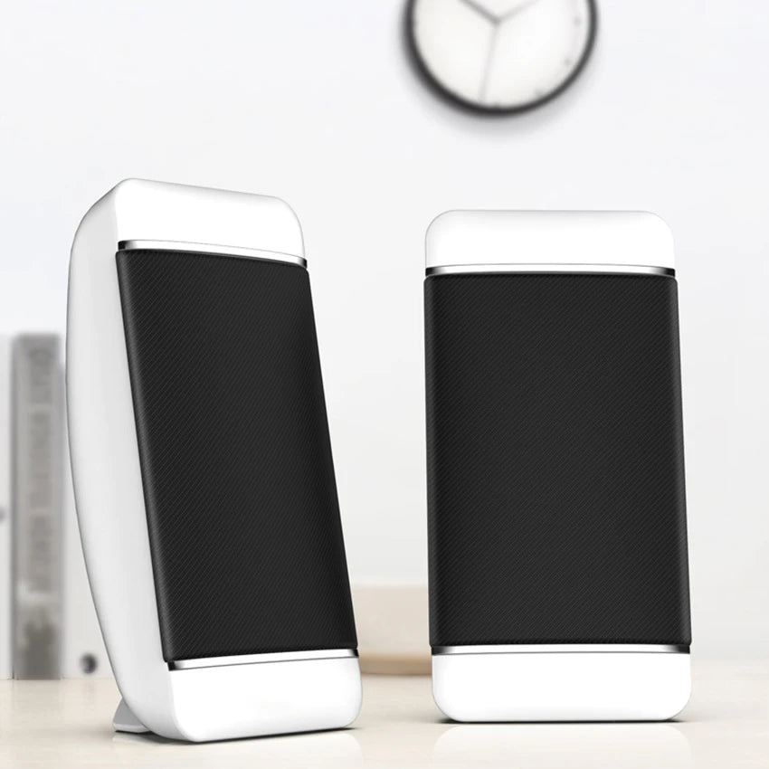 USB Powered Portable Desktop Speakers – Stereo PC Sound