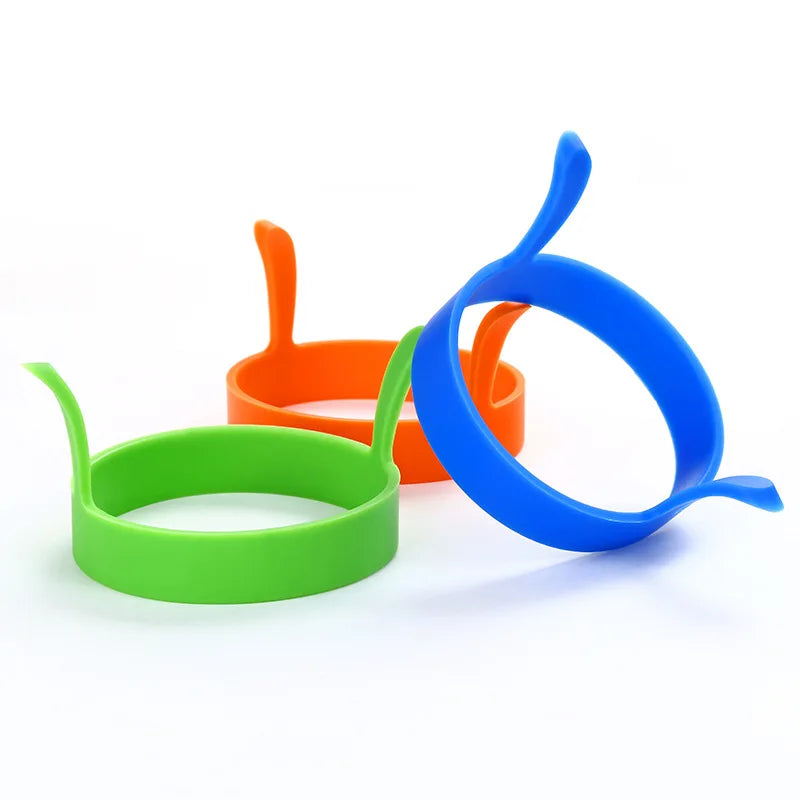 2-Pack Silicone Egg & Pancake Ring Molds | Kitchen Tool
