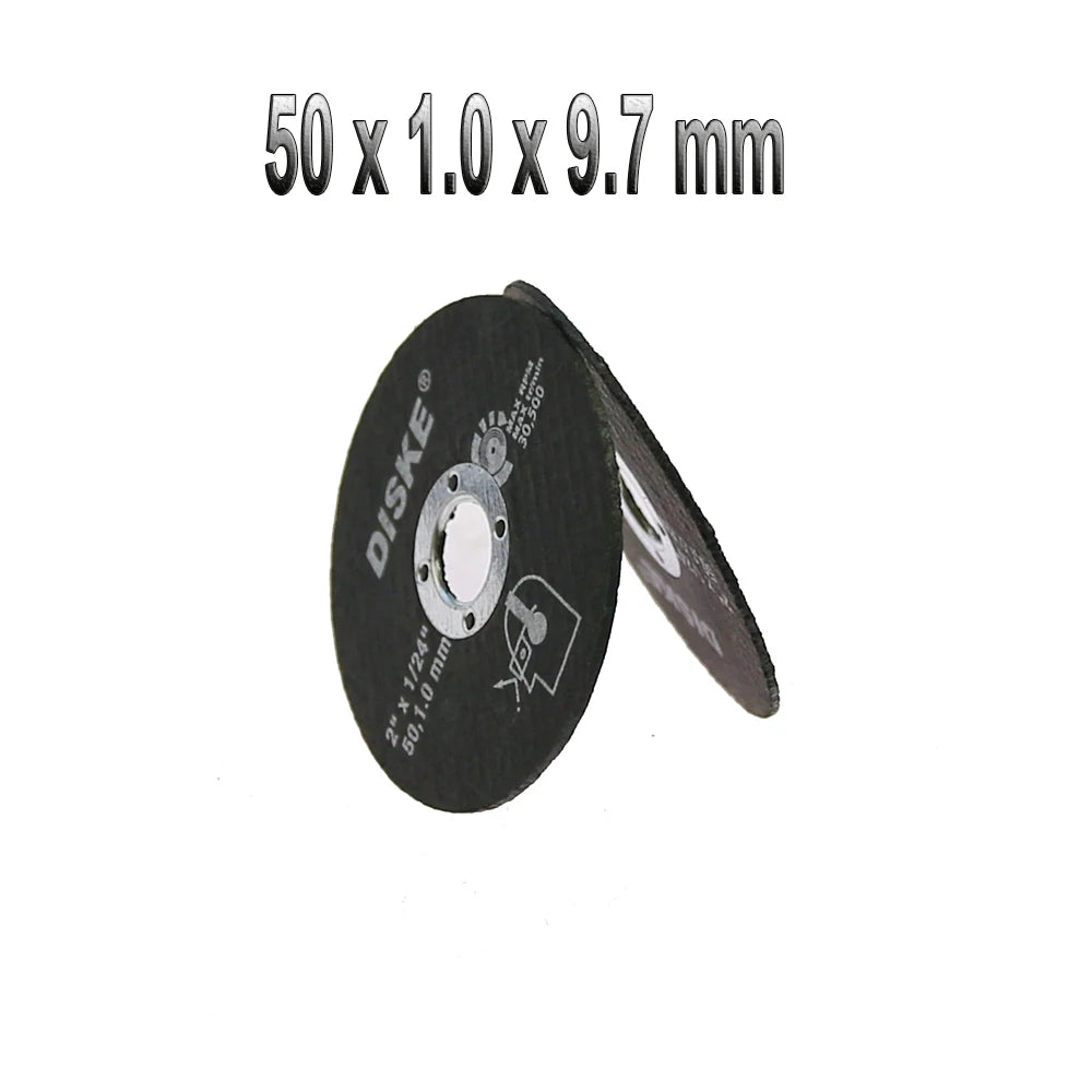 10-Pack Resin Abrasive Cutting Discs 2" & 3" for Metal