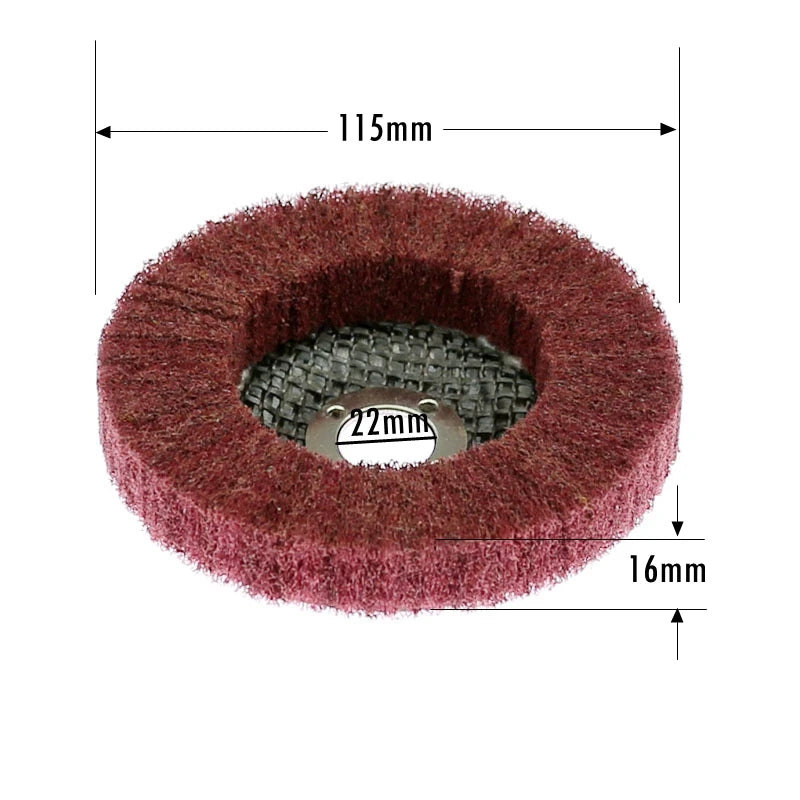 Non-Woven Flap Polishing Disc 100/115mm for Angle Grinder