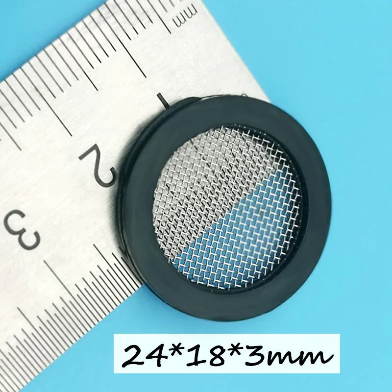 Wasourlf 5-Pack 24mm Round Rubber Flat Gasket Ring Sealers