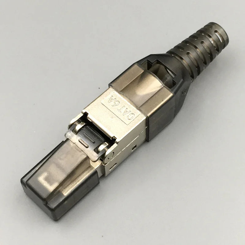 OULLX CAT7 RJ45 Connector 50U – No Crimp Shielded FTP 8P8C