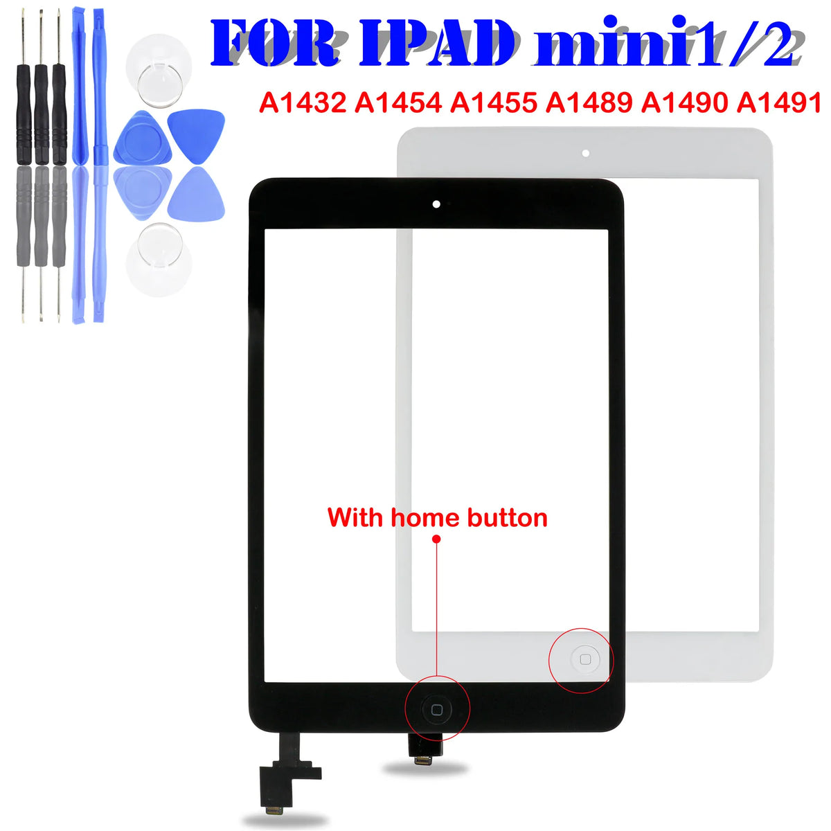 iPad Mini 1 & 2 Touch Screen Digitizer with Home Button