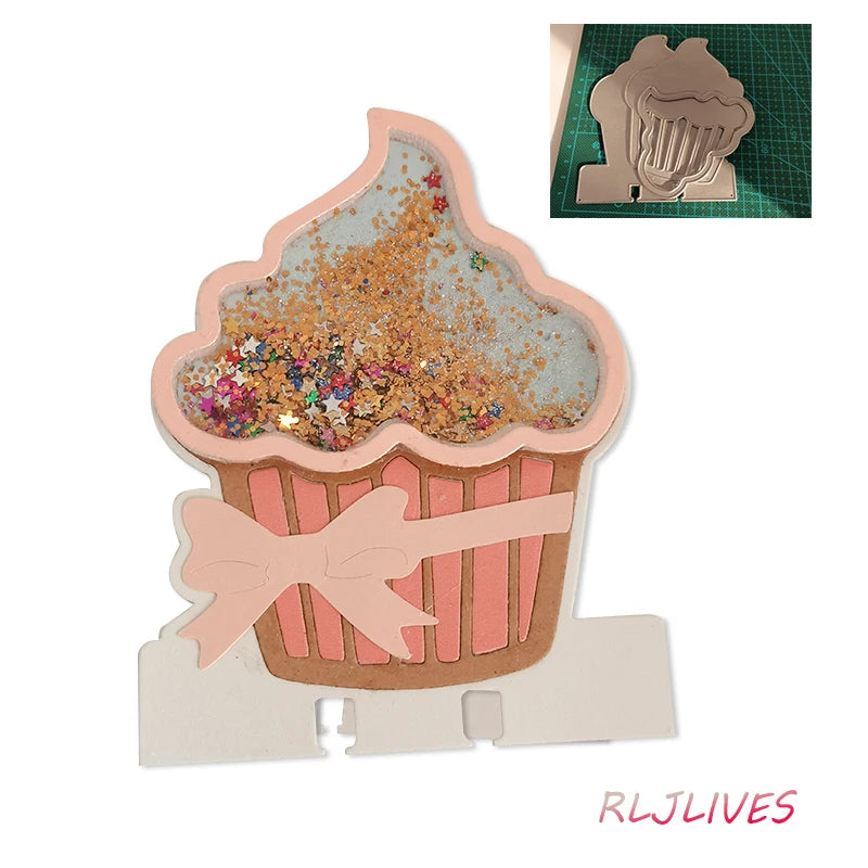 Ice Cream Shaker Memorydex Metal Cutting Dies – Scrapbooking