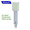 WASOURLF Water-Saving Handheld Shower Head | Chrome Square ABS