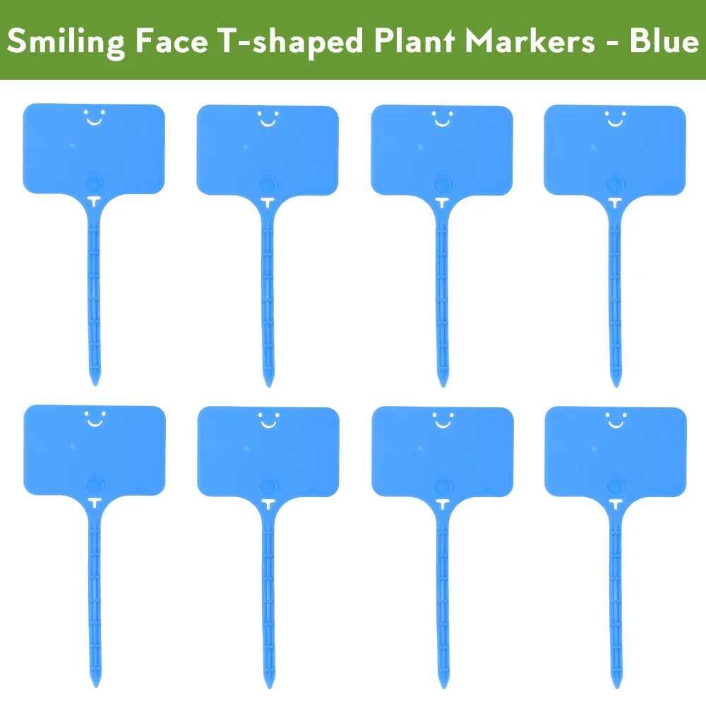55-Pack T-Shape Waterproof Plastic Plant Labels & Garden Tags